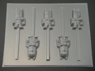 460sp Baby Capeman Chocolate or Hard Candy Lollipop Mold